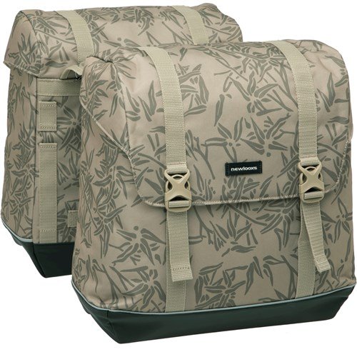 New Looxs fietstas dubbel Alba bamboo sand 42L