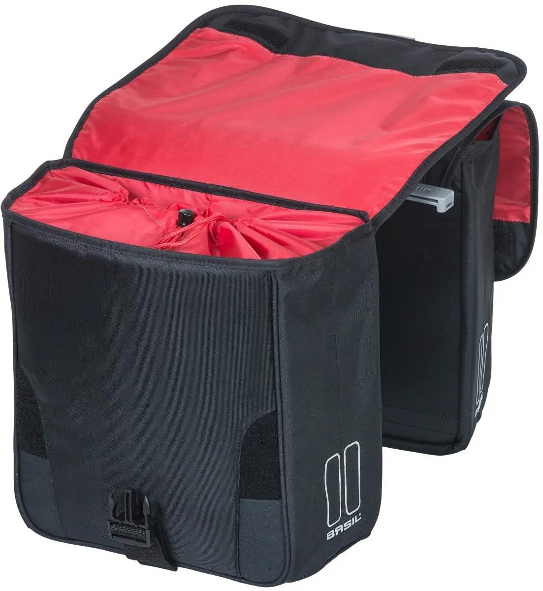 Basil fietstas dubbel Sport Design black MIK 32L