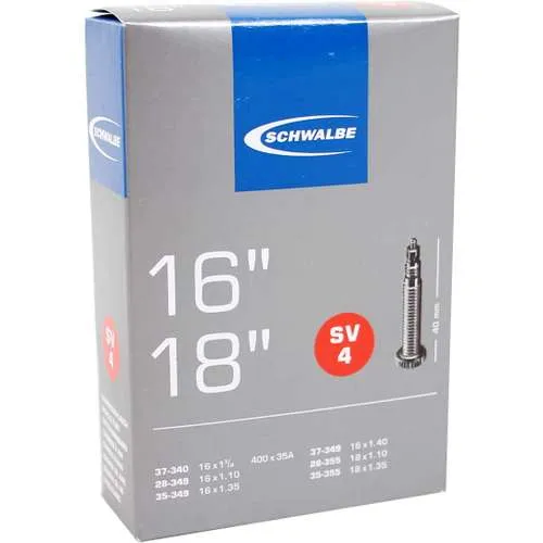 Schwalbe bnb SV4 16 x 1 3/8 - 18 x 1.35 fv 40mm