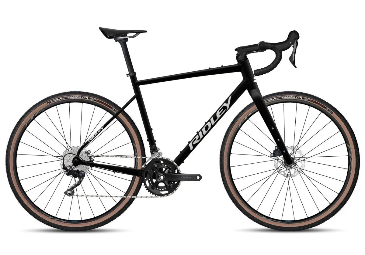 Ridley Kanzo Adventure Alu GRX400 2x10 Heren Zwart Matt 53cm M 2025