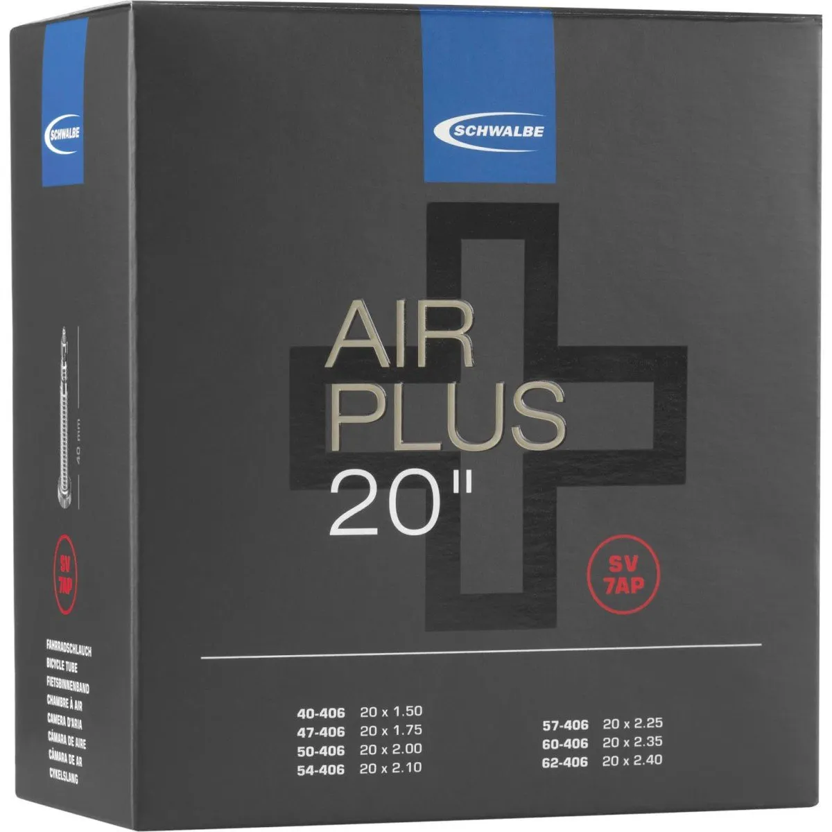 Schwalbe bnb AV7 Air Plus 20 x 1.50 - 2.40 av 40mm