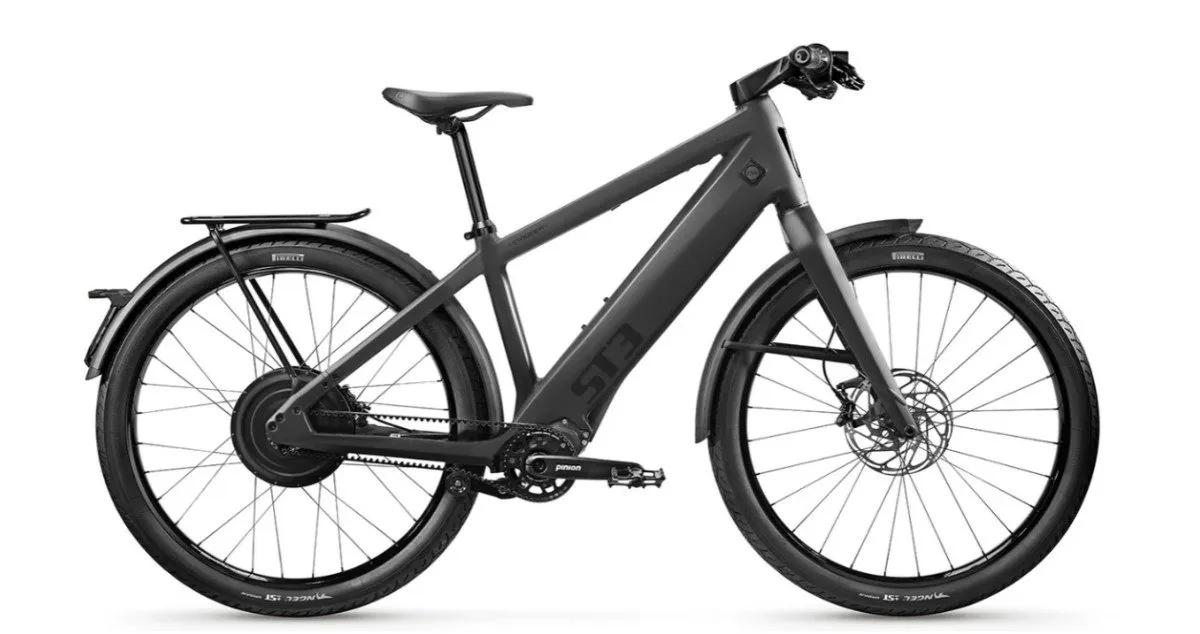 Stromer ST3 Pinion 983WH Comfort Stem Sport M Verende Vork Black M 2026