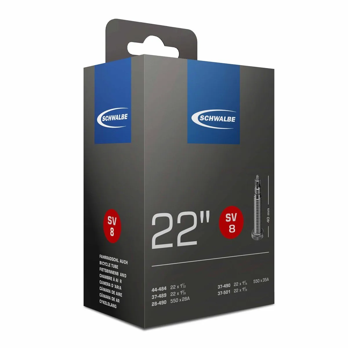 Schwalbe bnb SV8 22 x 1 3/8 - 1 1/2 fv 40mm