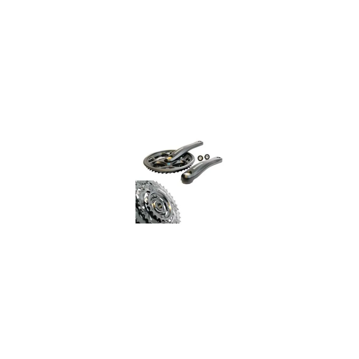 Shimano crankstel Altus M311 7/8sp 42/32/22T zwart